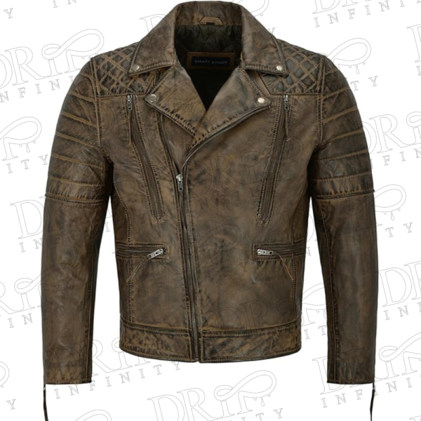 Men's Real Leather Lambskin Biker Jacket