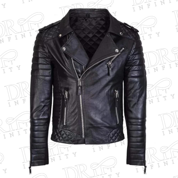 DRIP INFINITY: Men’s Biker Style Fashion Leather Jacket