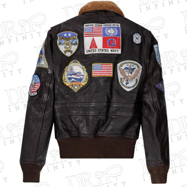 DRIP INFINITY: Top Gun II Brown G-1 Jacket(Back)