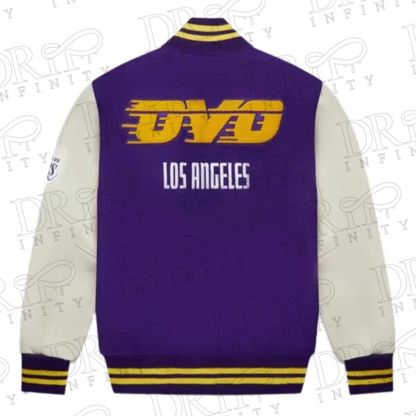 DRIP INFINITY: NBA LA Lakers Varsity Jacket ( Back )