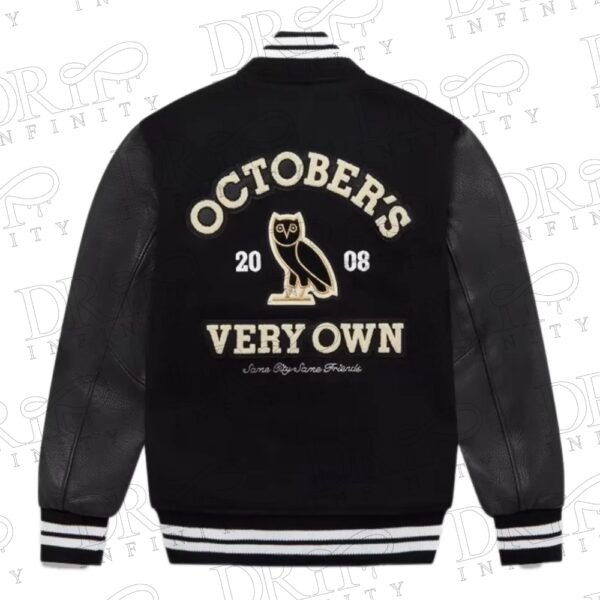 DRIP INFINITY: OVO Collegiate Varsity Jacket ( Back )