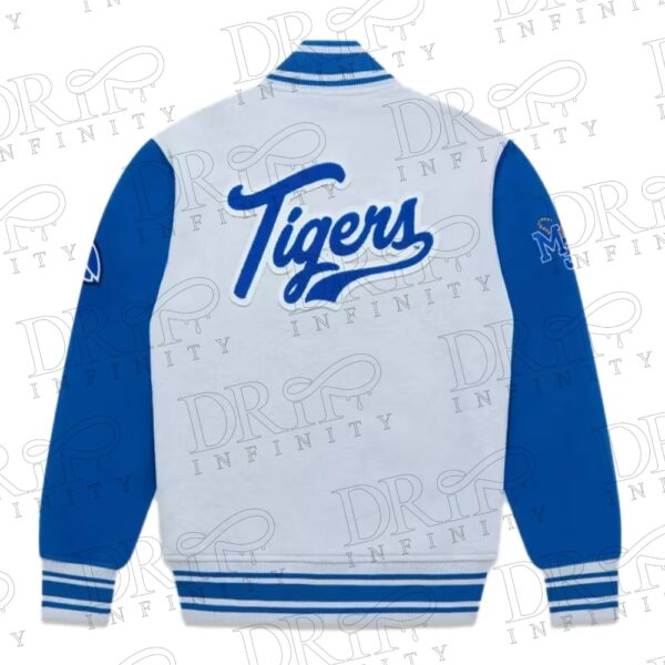 DRIP INFINITY: NCAA Memphis Tigers Fleece Varsity Jacket ( Back )