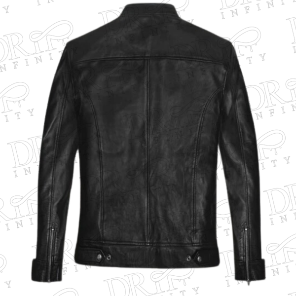 DRIP INFINITY: Leon S Kennedy Resident Evil Vendetta Leather Biker Jacket ( Back )