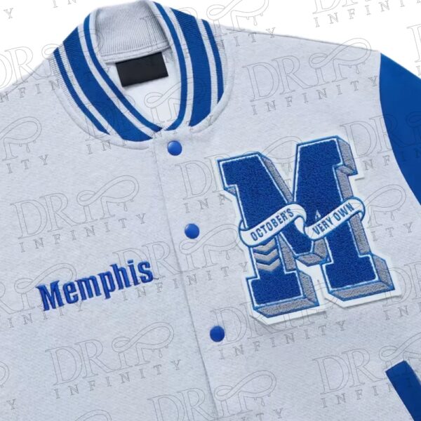 DRIP INFINITY: NCAA Memphis Tigers Fleece Varsity Jacket