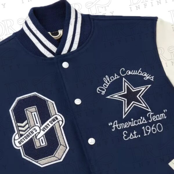 DRIP INFINITY: OVO x NFL Dallas Cowboys Varsity Jacket