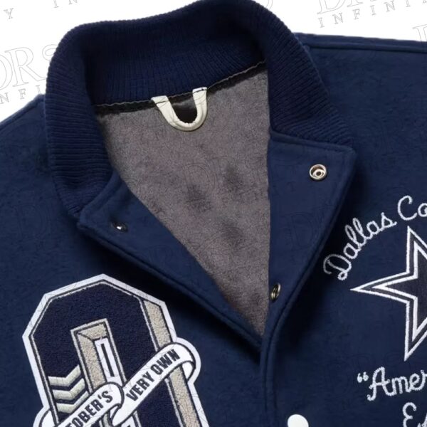 DRIP INFINITY: OVO x NFL Dallas Cowboys Varsity Jacket