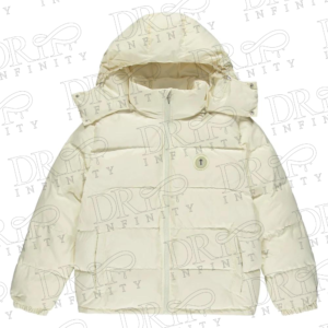 DRIP INFINITY: Trapstar Cream Irongate Detachable Hooded Puffer Jacket