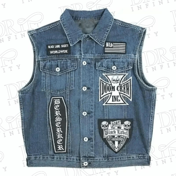 DRIP INFINITY: Black Label Society Blue Vest