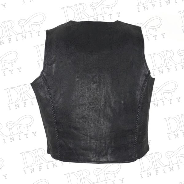 DRIP INFINITY: Women's Classic Leather Vest (Back)