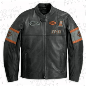DRIP INFINITY: Harley Davidson Screaming Eagle Cowhide Leather Biker Jacket
