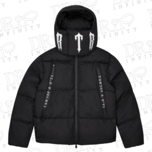 DRIP INFINITY: Trapstar Black Irongate Collar Puffer Jacket