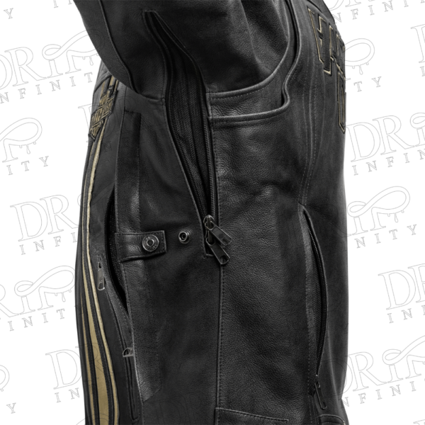 DRIP INFINITY: Harley Davidson Triple Vent Passing Link ii Leather Jacket