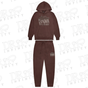 DRIP INFINITY: Men's Brown Crystal Trapstar London Tracksuit