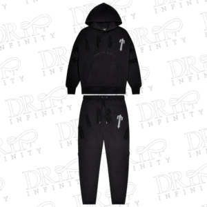 DRIP INFINITY: Men's Irongate Arch Chenille Tracksuit Blackout