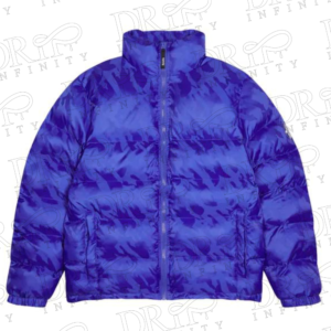 DRIP INFINITY: Trapstar T Jacquard Dazzling Blue Puffer Jacket