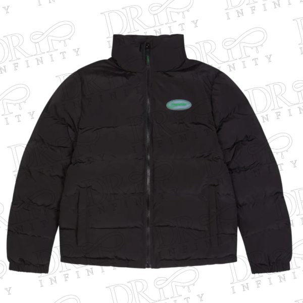 DRIP INFINITY: Trapstar Hyperdrive Puffer Jacket (Black/Green)
