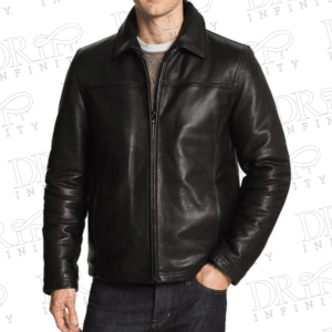 DRIP INFINITY: Men's Stylish Fashionable Slim Fit Motorcycle Leather Jacket