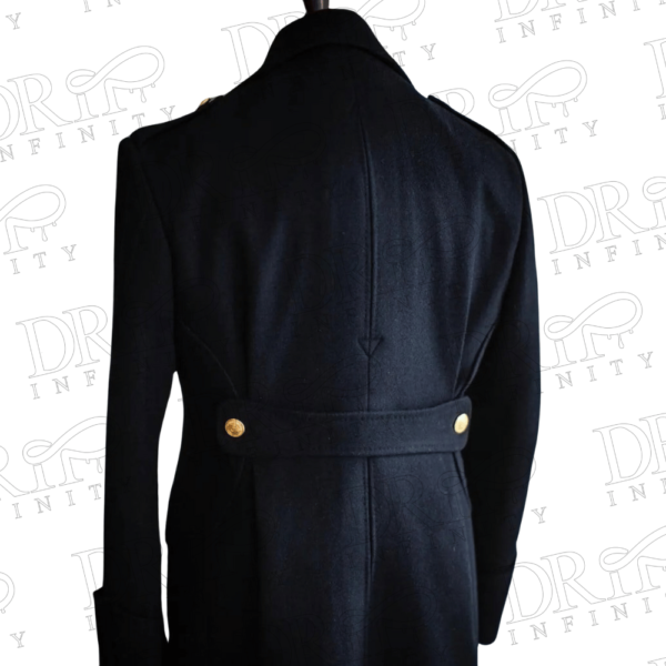 DRIP INFINITY: Men's Hungarian Army Officer's Double Breasted Wool Overcoat (Back)