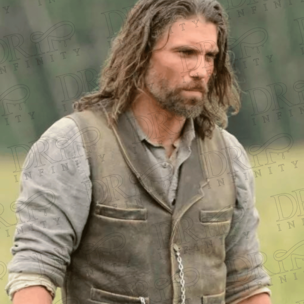 DRIP INFINITY: Hell On Wheels Anson Mount Distressed Brown Leather Vest
