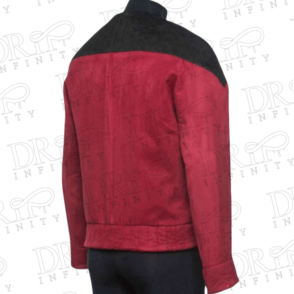 DRIP INFINITY: Patrick Stewart Star Trek The Next Generation Leather Jacket (Back)