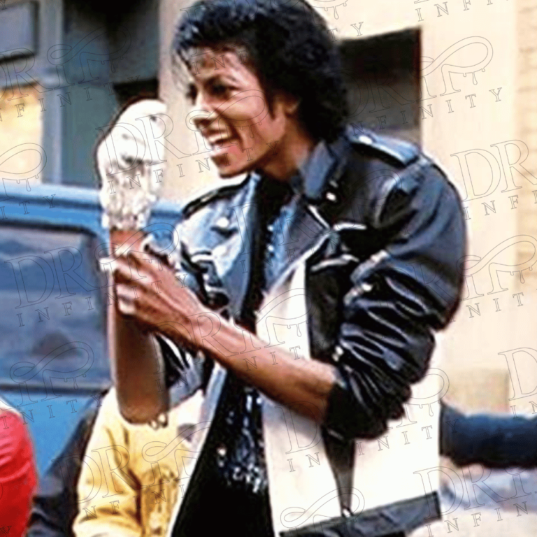 Michael Jackson Black & White Pepsi Leather Jacket