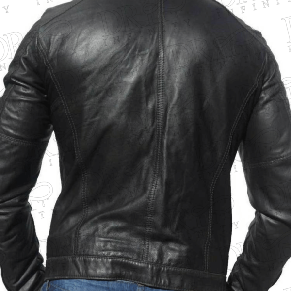 DRIP INFINITY: Bradley Cooper Limitless Eddie Morra Leather Jacket (Back)