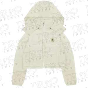 DRIP INFINITY: Women's Cream Trapstar Irongate Hooded Puffer Jacket