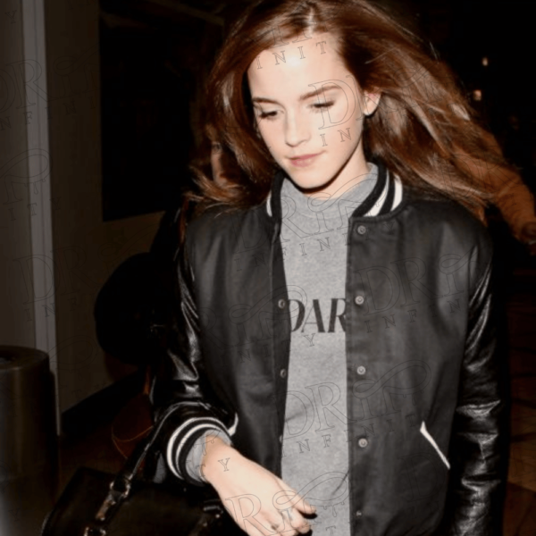 DRIP INFINITY: Emma Watson Varsity Jacket