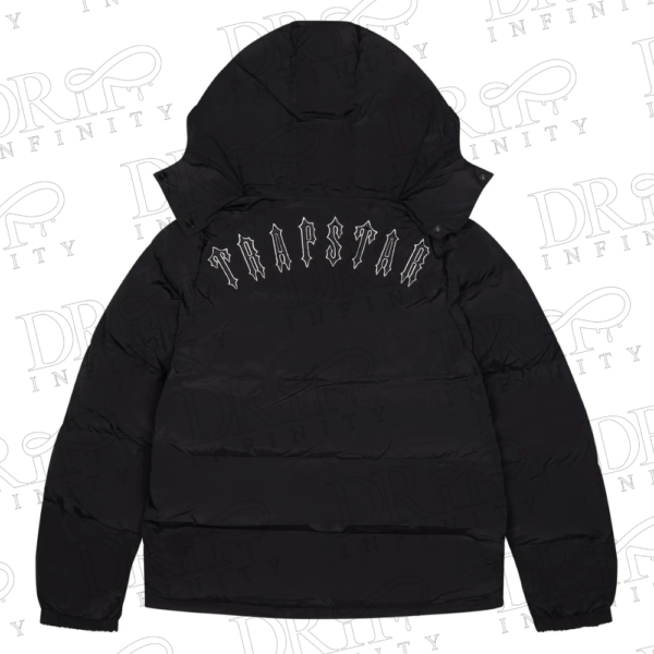 DRIP INFINITY: Trapstar Non-Shiny Irongate Detachable Hooded Puffer Jacket ( Back)