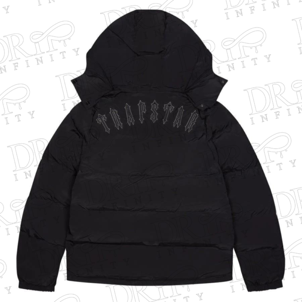DRIP INFINITY: Trapstar Blackout Irongate Detachable Hooded Puffer Jacket (Back)