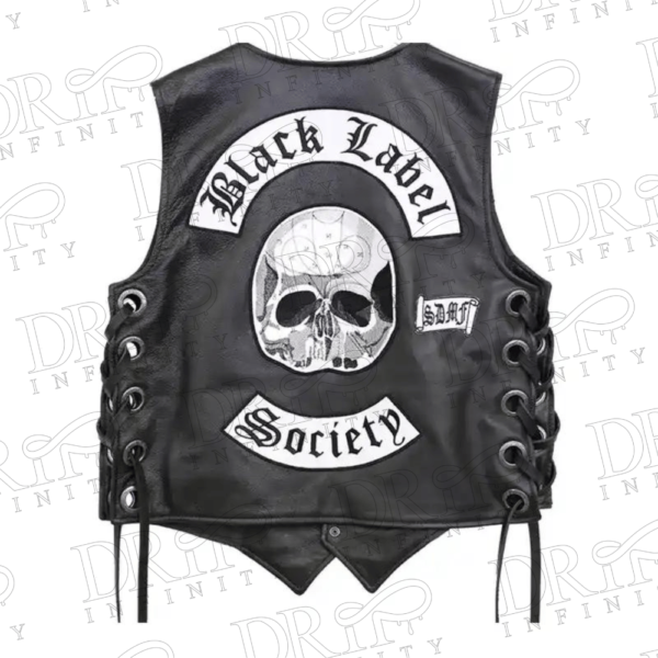 DRIP INFINITY: Black Label Society Ozzy Osbourne Vest (Back)