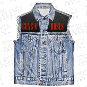 DRIP INFINITY: Guns N Roses Denim Vest