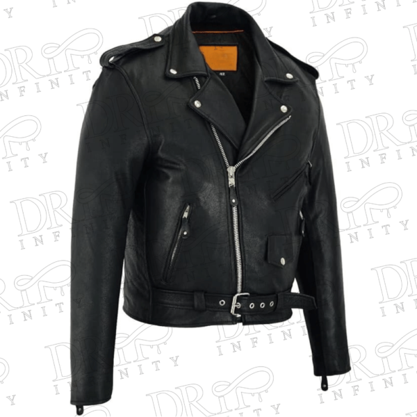 DRIP INFINITY: Fashion Slim Fit Motorcycle Leather Jacket