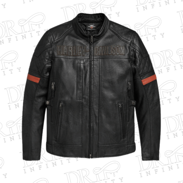 DRIP INFINITY: Harley Davidson Vanocker Triple Vent System Biker Leather Jacket