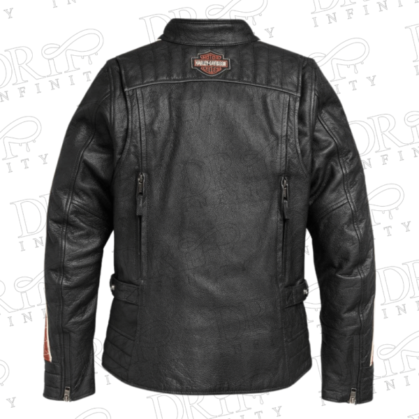 DRIP INFINITY: Women's Vanocker HD Triple Vent System Leather Jacket (Back)