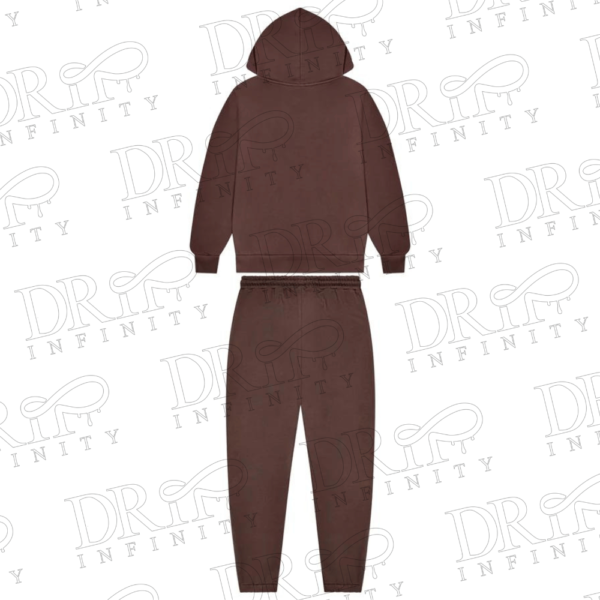 DRIP INFINITY: Men's Brown Crystal Trapstar London Tracksuit (Back)