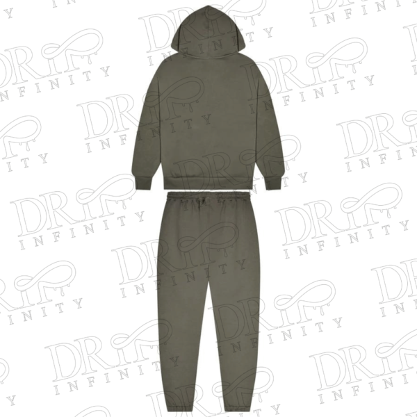 DRIP INFINITY: Men's Olive Trapstar London Tracksuit (Back)