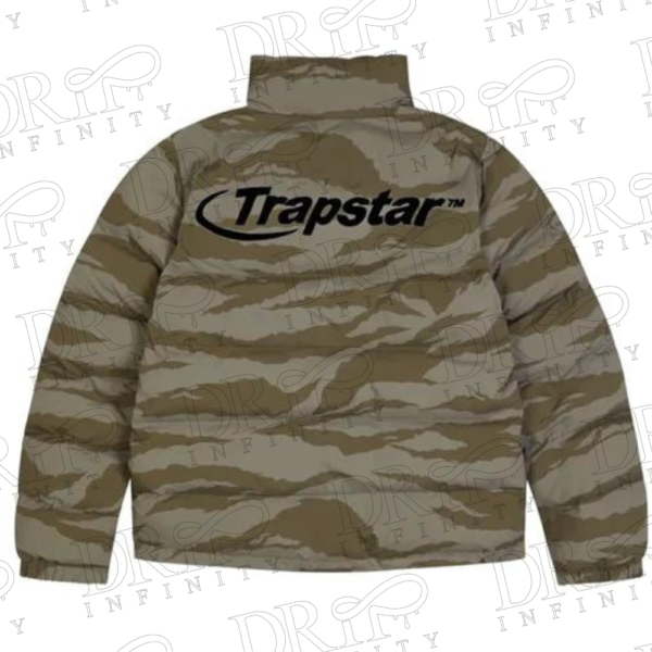 DRIP INFINITY: Trapstar Hyperdrive Puffer Jacket Camo (Milti/ Green) (Back)