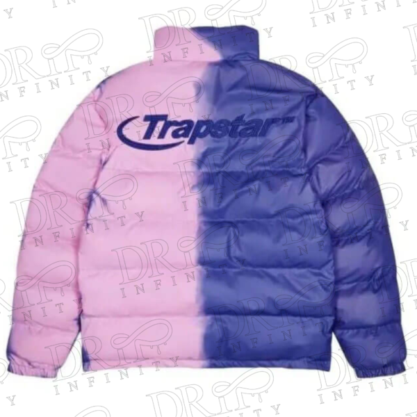 DRIP INFINITY: Trapstar Heat-Reactive Hyperdrive Puffer Jacket (Pink/Blue) (Back)