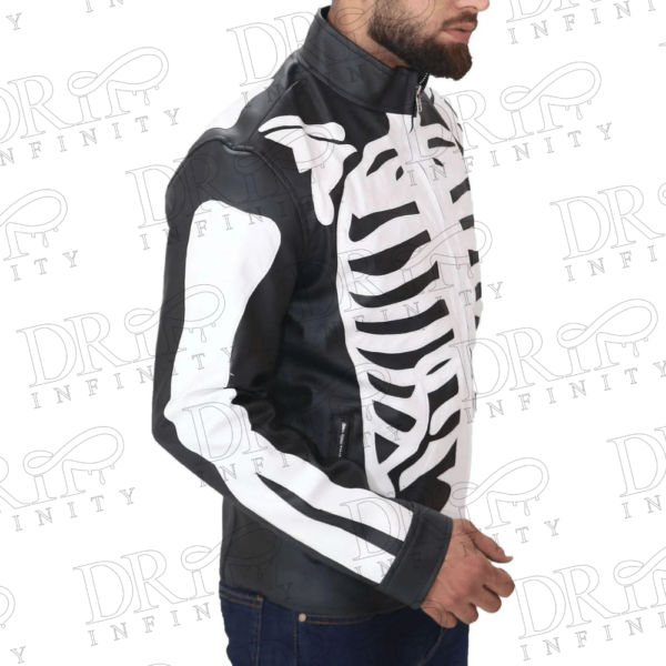 DRIP INFINITY: Men's Skeleton Leather Jacket