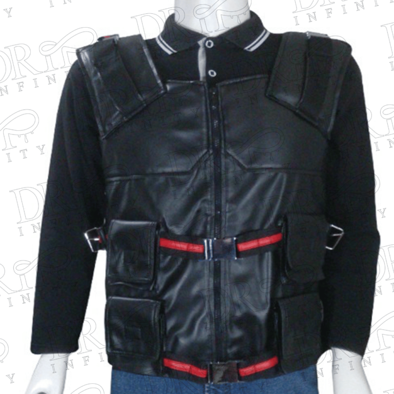 DRIP INFINITY: Blade Movie Wesley Snipes Black Leather Vest