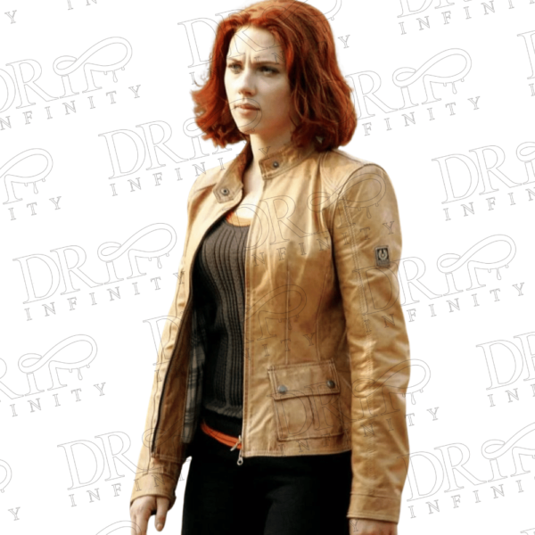 DRIP INFINITY: Scarlett Johansson The Avengers Leather Jacket