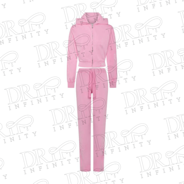 DRIP INFINITY: Women’s Pink Irongate T Vintage Tracksuit
