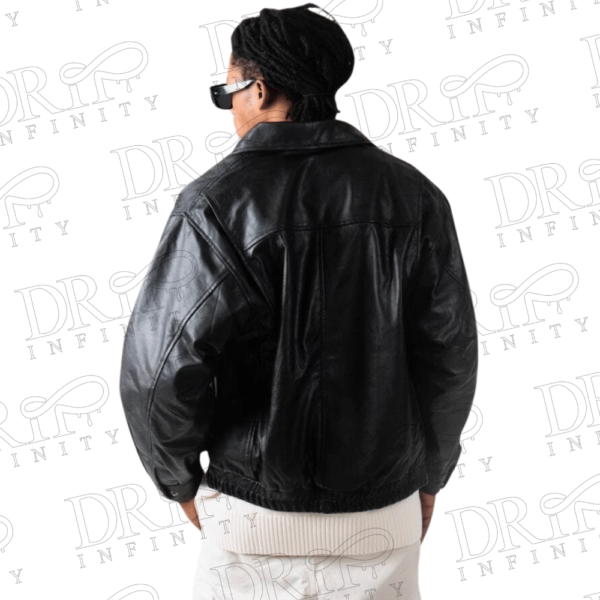 DRIP INFINITY: 90’s Oversized Vintage Leather Jacket(Back)