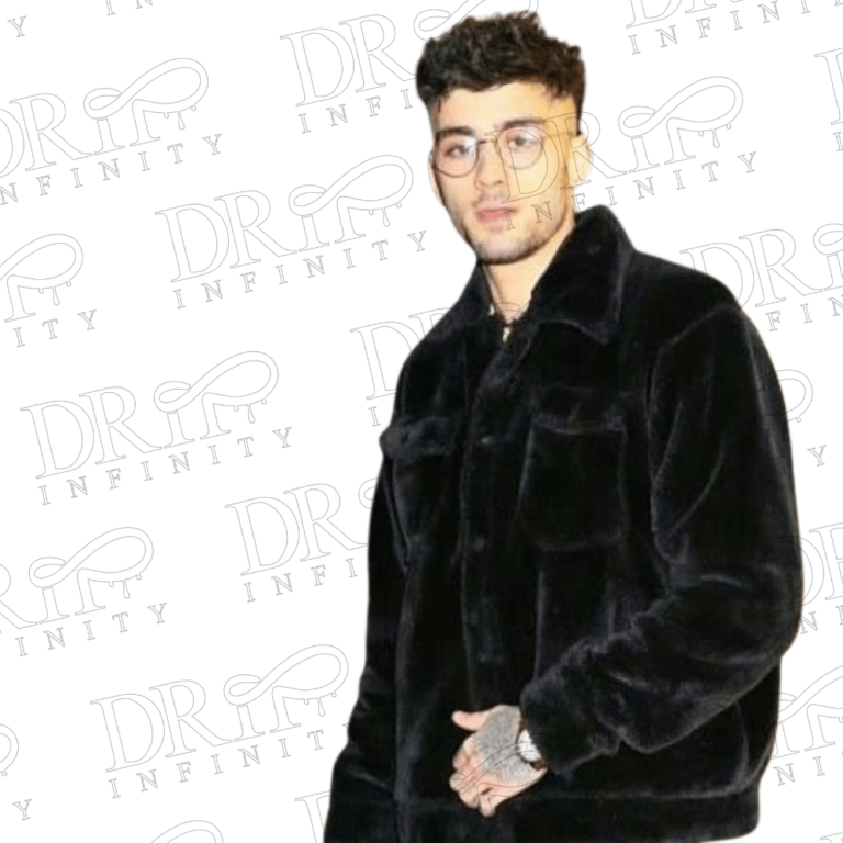 DRIP INFINITY: Zayn Black Fur Jacket
