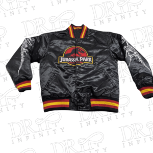 DRIP INFINITY: Men's Jurassic Park Black Varsity Jacket
