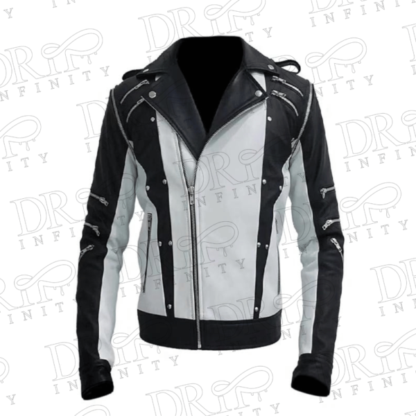 Michael Jackson Black & White Pepsi Leather Jacket