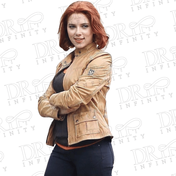 DRIP INFINITY: Scarlett Johansson The Avengers Leather Jacket