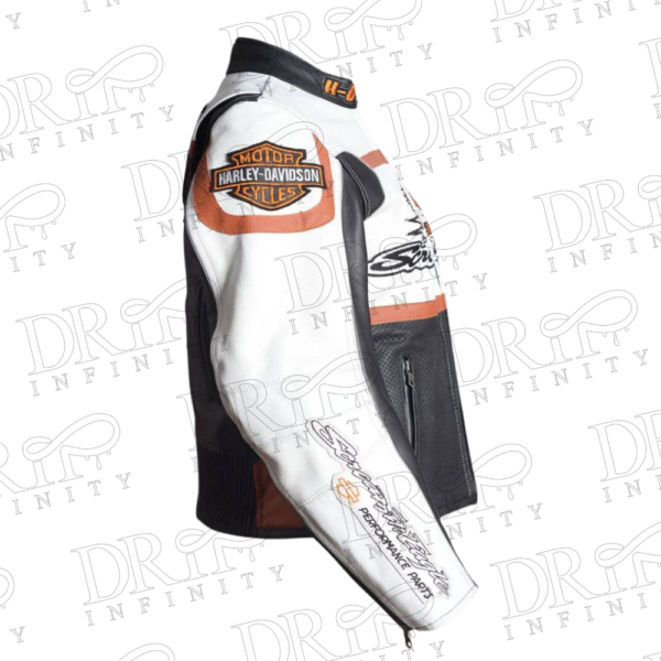 DRIP INFINITY: Ladies HD Raceway Screaming Eagle Leather Jacket