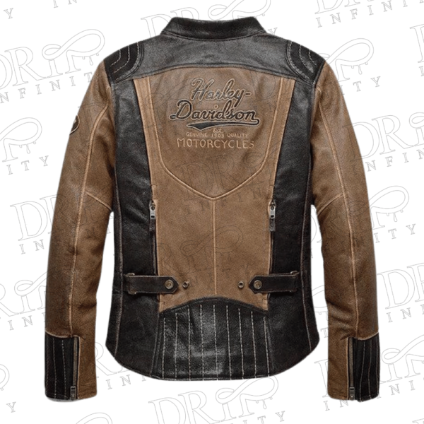 DRIP INFINITY: Women's HD Triple Vent System Gallun Leather Jacket (Back)